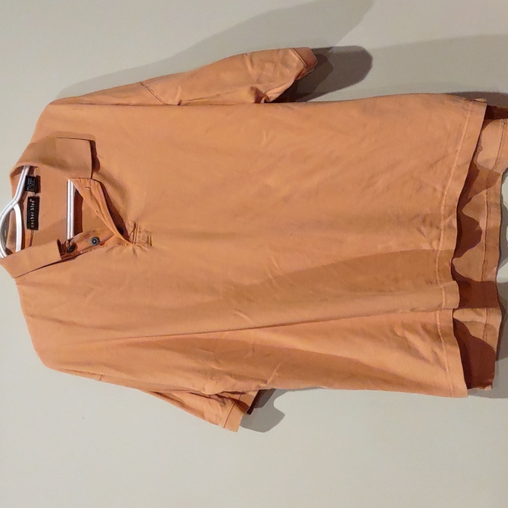 Anchor Blue Orange Polo shirt, men's, large